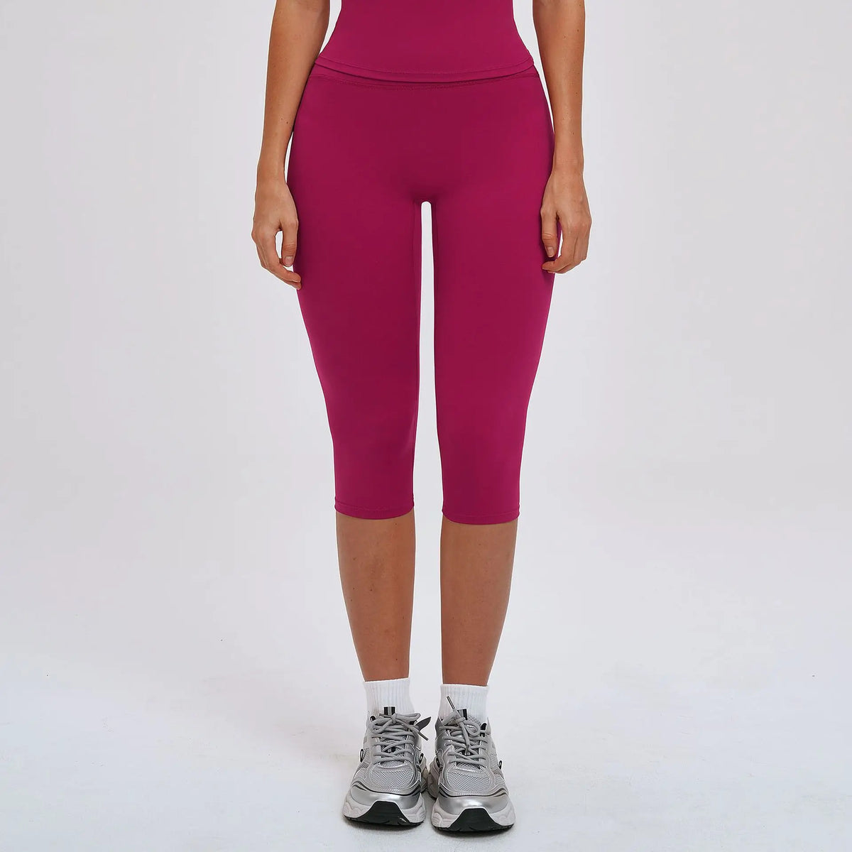 High-Waist Capri Yoga Leggings