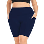 Curves High Waist Yoga Shorts