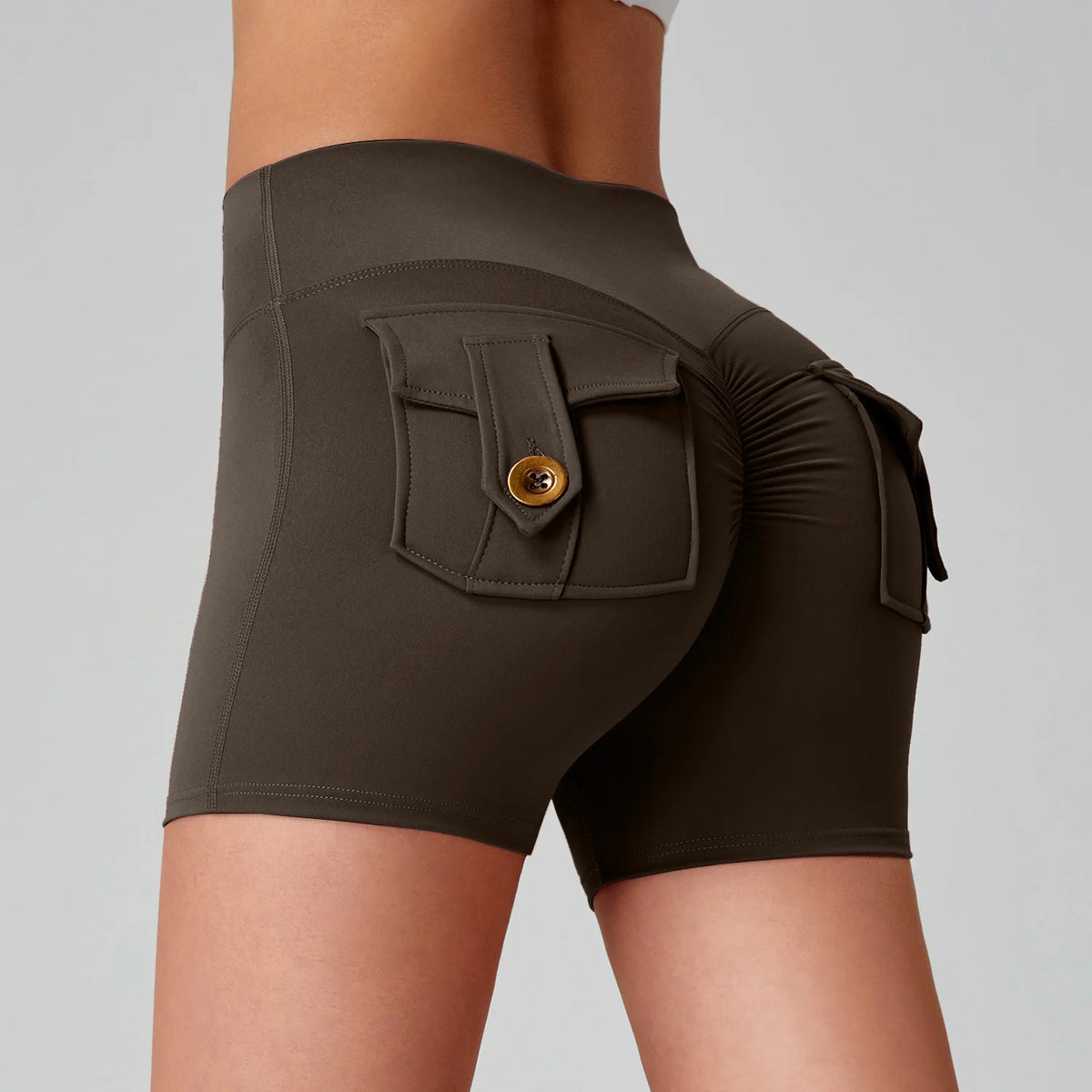 Cargo Pocket Booty Shorts