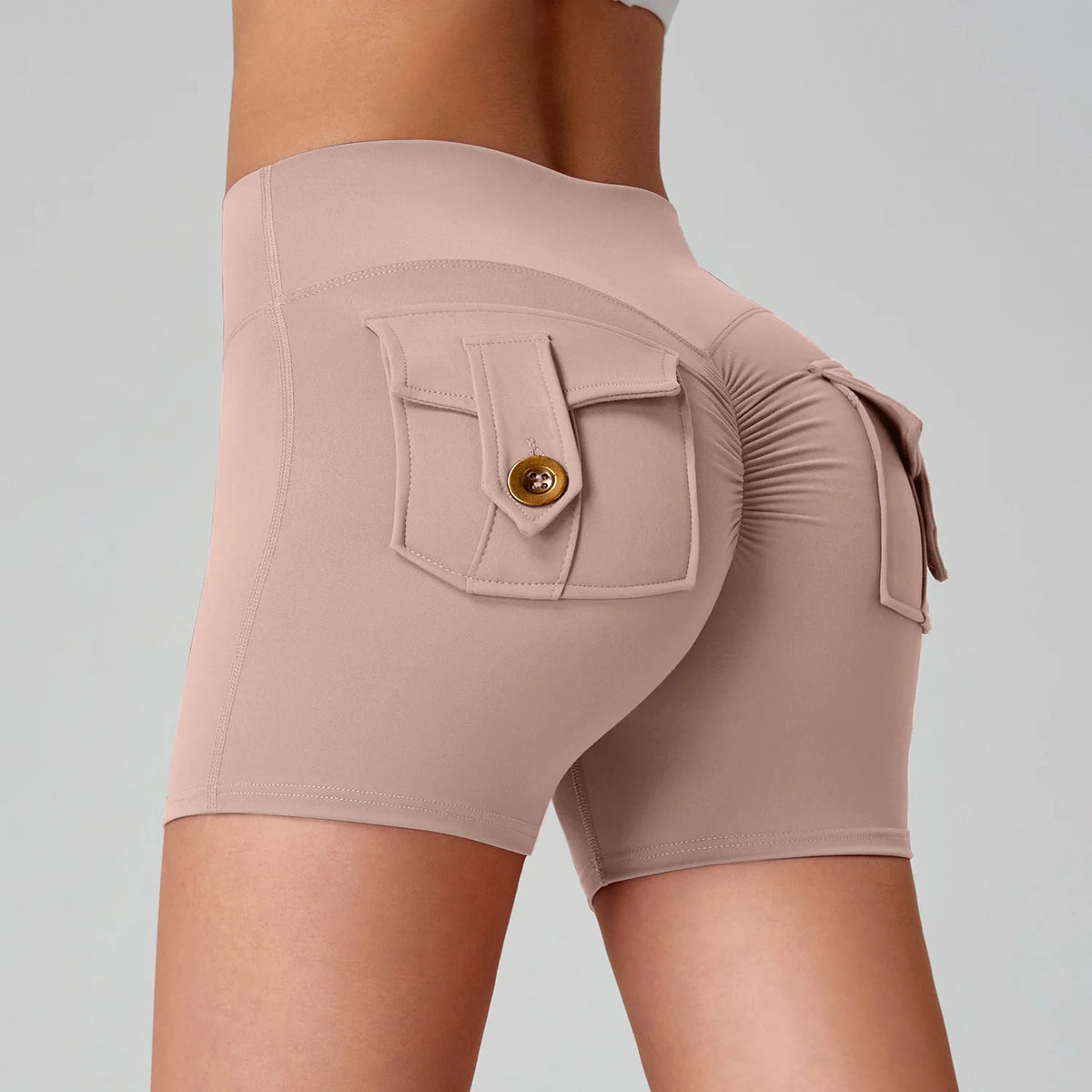 Cargo Pocket Booty Shorts