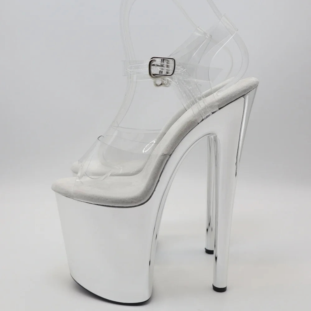 8 Inch Platform Stiletto Open Toe Sandals Pole Dance Heels