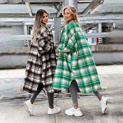 Plaid Flannel Shirt-Jacket